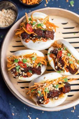  Gua Bao med Smaksatt Griskött – En Fantastisk Fusionsrätt Av Mjuka Buns och Kryddiga Smaker?